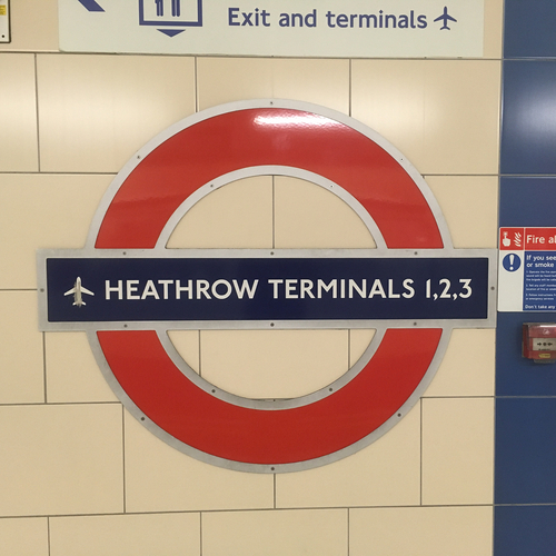 Heathrow terminals 1,2,3 (or is it 2&3?)